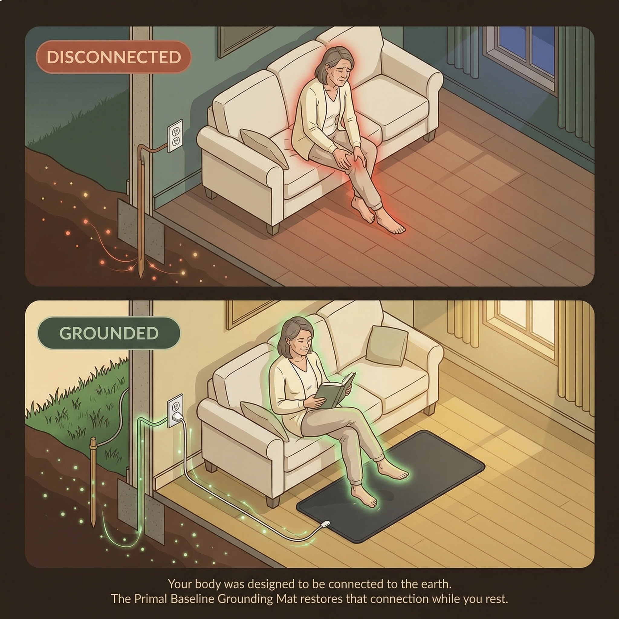 Primal Baseline™ Grounding Mat